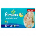 PAMPERS Active Baby Plienky 5 Junior 68ks