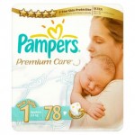 PAMPERS Premium Care Plienky 1 Newborn 78ks