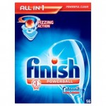 Finish All in 1 Powerball tablety do umývačky riadu 56 ks 1108g