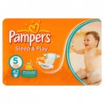 PAMPERS Sleep and play plienky 5 junior 42ks