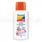 Astrid Mlieko na opaľovanie vodeodolne SPF10 200ml