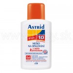 Astrid Mlieko na opaľovanie s betakaroténom SPF10 200ml
