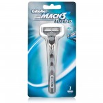 Gillette mach 3 Turbo holiaci strojček + 1 náhradná hlavica 