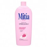 Mitia Spring and Milk tekuté mydlo náhradná náplň 1 l