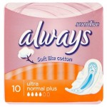ALWAYS Ultra Sensitiv Normal Plus 10 ks