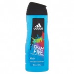 ADIDAS Team five 2v1 special edition sprchový gél na telo a vlasy pre mužov 400 ml