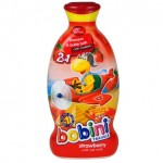 BOBINI 2v1 detský šampón a pena JAHODA 400ml