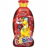 BOBINI 3v1 detský šampón, sprchovací gel a pena CHERRY 400ml