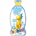 BOBINI 3v1 detský šampón, sprchový gel a pena SENSITIVE 400ml