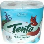 TENTO COOL AQUA toaletný papier 4 ks