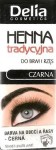 Delia HENNA farba na obočie a riasy krém čierna 30 ml
