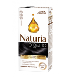Naturia Organic permanentná krémová farba na vlasy bez amoniaku 350 Čierna 120g