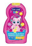 ON LINE KIDS 2v1 detský šampón a sprchový gél lemonade 250 ml