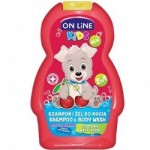 ON LINE KIDS 2v1 detský šampón a sprchový gél sweet cherry 250 ml