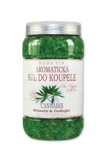 Body Tip Cannabis Soľ do kúpeľa 1200g