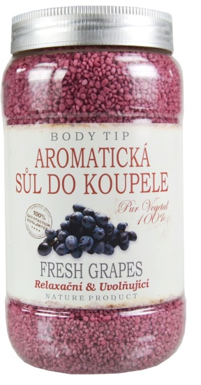 Body Tip Hrozno Soľ do kúpeľa 1200g