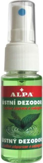 ALPA Dent ústny dezodor s mätou a eukalyptom 30 ml