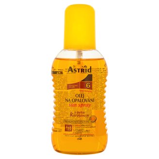 Astrid olej na opaľovanie spray SPF6 betakaroten 200 ml