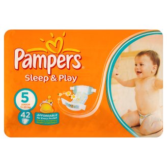 PAMPERS Sleep and play plienky 5 junior 42ks
