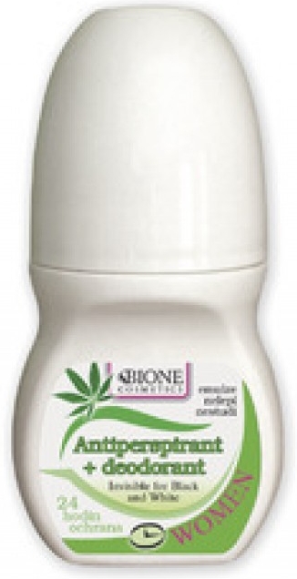 BC Bione Invisible for Black and white Woman roll-on zelený 80 ml