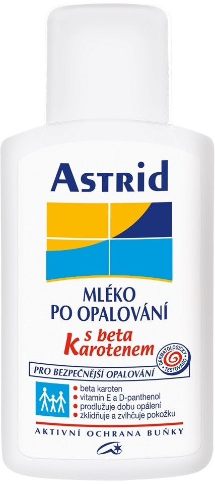 Astrid mlieko po opaľovaní s beta karotenom 200 ml