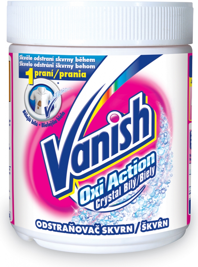 Vanish Oxi Action Biely odstraňovač škvŕn 500g