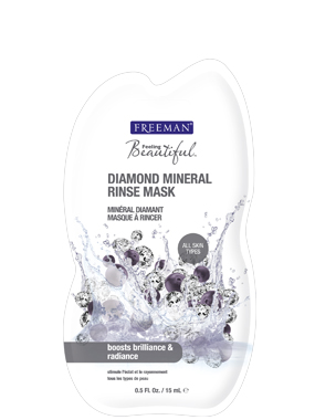 Freeman pleťová maska pre mastnú pleť Diamond Mineral 15 ml