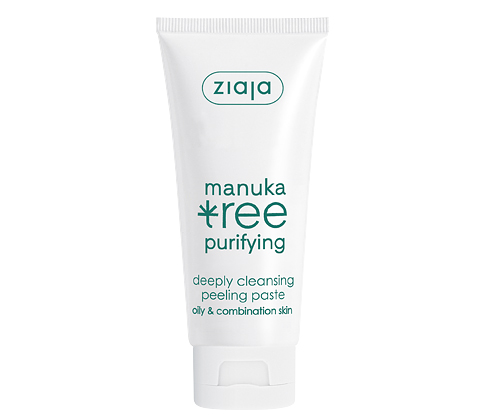 Ziaja Manuka Tree Purifying čistiaca peelingová pasta pre normálnu až mastnú pleť 75 ml