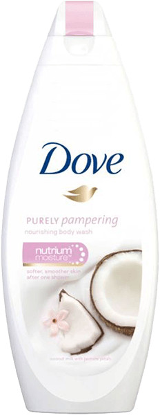 Dove Purely Pampering Kokosové mlieko a kvety jazmínu sprchový gél 250 ml