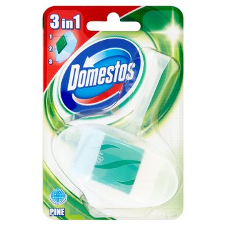DOMESTOS 3v1 WC blok pine 40g