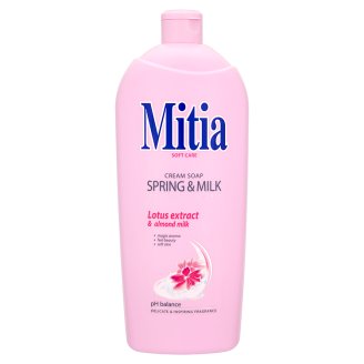 Mitia Spring and Milk tekuté mydlo náhradná náplň 1 l