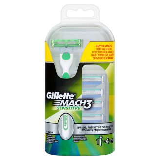 GILLETTE MACH sensit. 3 strojcek+4N