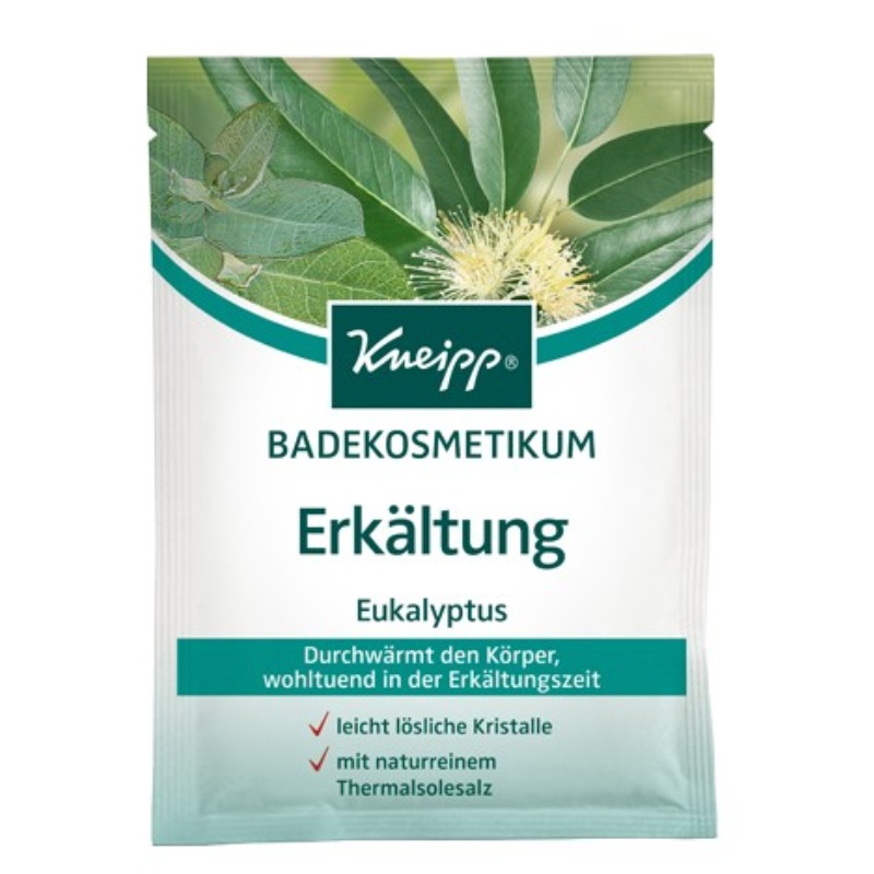 Kneipp Soľ do kúpeľa proti prechladnutiu s eukalyptom 60g