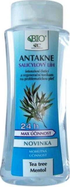 BC Bione Antakne Salicylový lieh s Tea tree a mentolom 260 ml