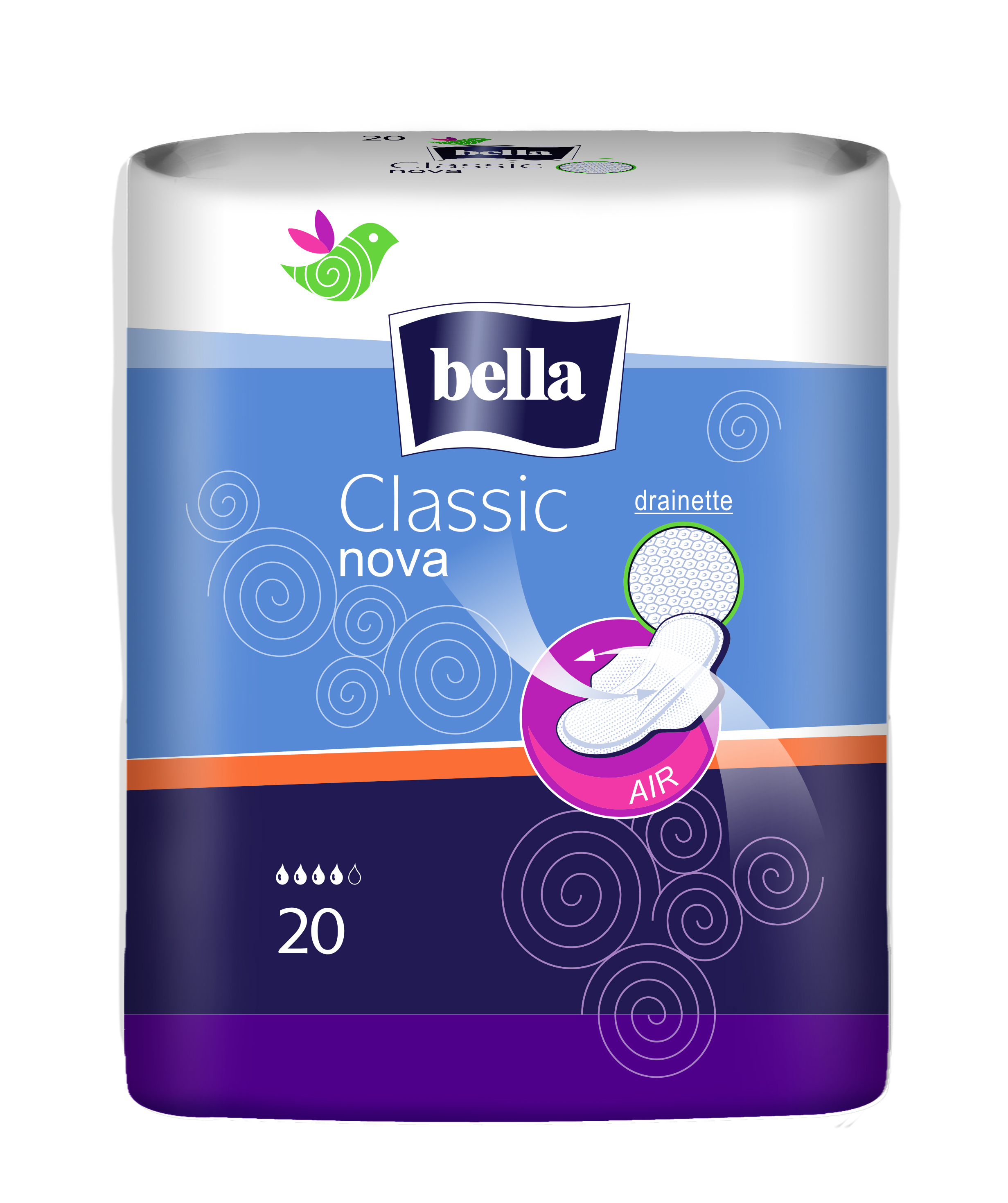 bella dam. vložky classic 15+5Ks