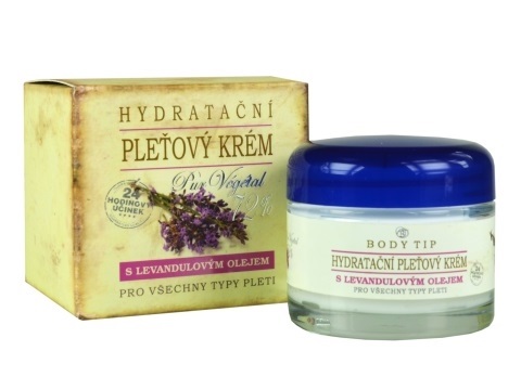 Body Tip Hydratačný pleťový krém s levanduľovým olejom 50 ml