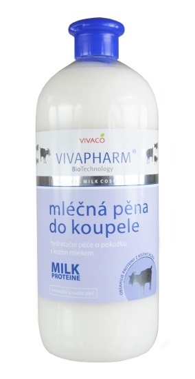 Vivapharm Kozia mliečna pena do kúpeľa 1000 l