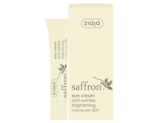 Ziaja Saffron protivráskový rozjasňujúci očný krém (Mature Skin 60+) 15 ml
