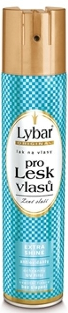 LYBAR Extra silne tužiaci lak na vlasy s leskom 250 ml