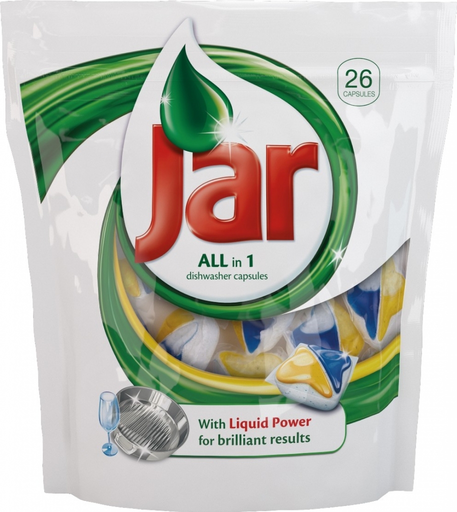 JAR tablety do umyv. 26ks lemon