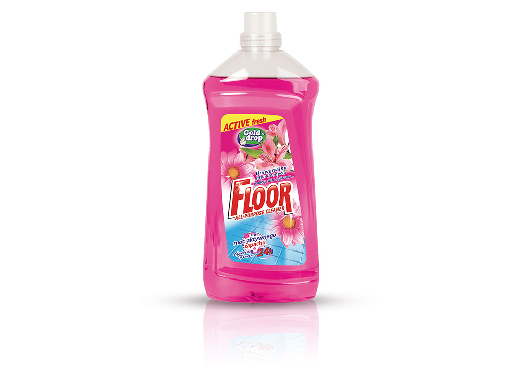 FLOOR záhrada univerzálny prípravok na umývanie podláh, obkladov a dlažieb 1,5 l