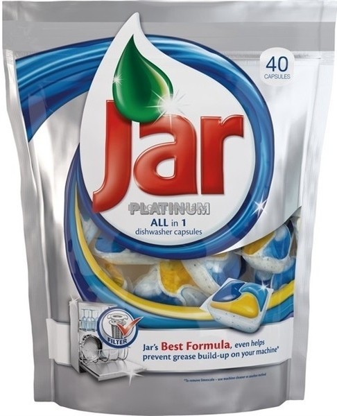 JAR tablety do umývačky Platinum 40 ks