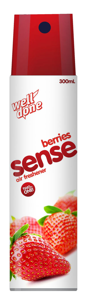 Well Done osviežovač vzduchu berries 300ml