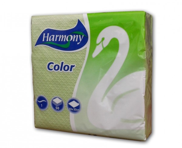 HAMONY servítky zelené 50 ks