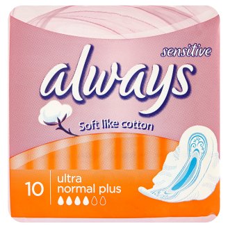 ALWAYS Ultra Sensitiv Normal Plus 10 ks