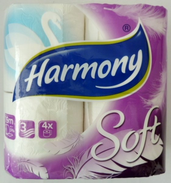 HARMONY Soft toaletný papier 4 ks