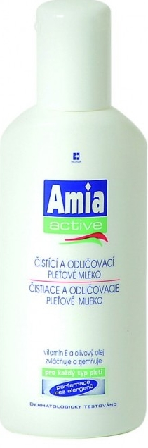 Amia Active čistiace a odličovacie pleťové mlieko 200ml