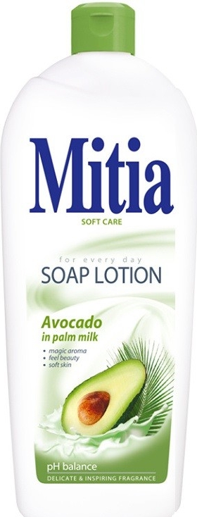 MITIA Avocado in palm milk krémové tekuté mydlo náhradná náplň 1l