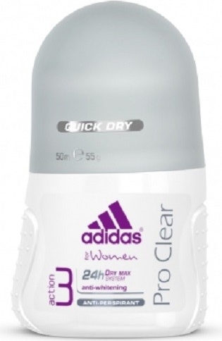 Adidas Action 3 Pro Clear Woman roll-on 50 ml