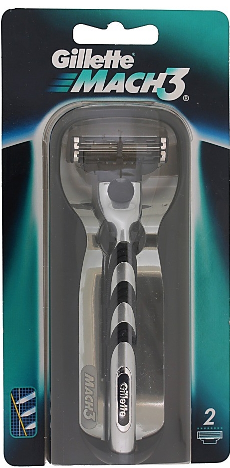 GILLETTE Mach3 holiaci strojček + 2 náhradné hlavice